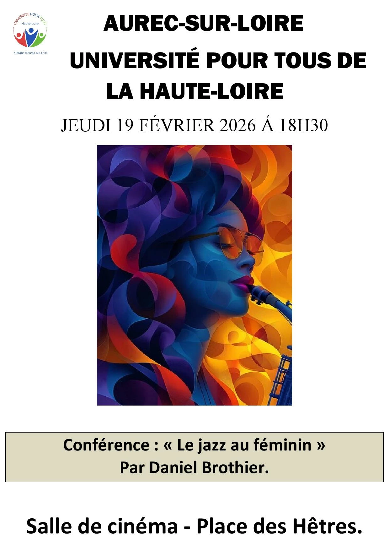 Conférence « Le jazz au féminin »
