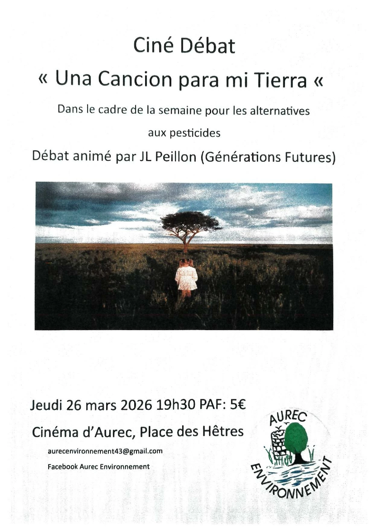 Ciné-débat : « Una Cancion para mi Terra »